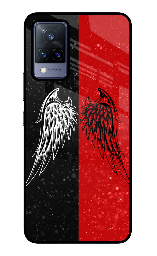 Wings Vivo V21 Glass Case