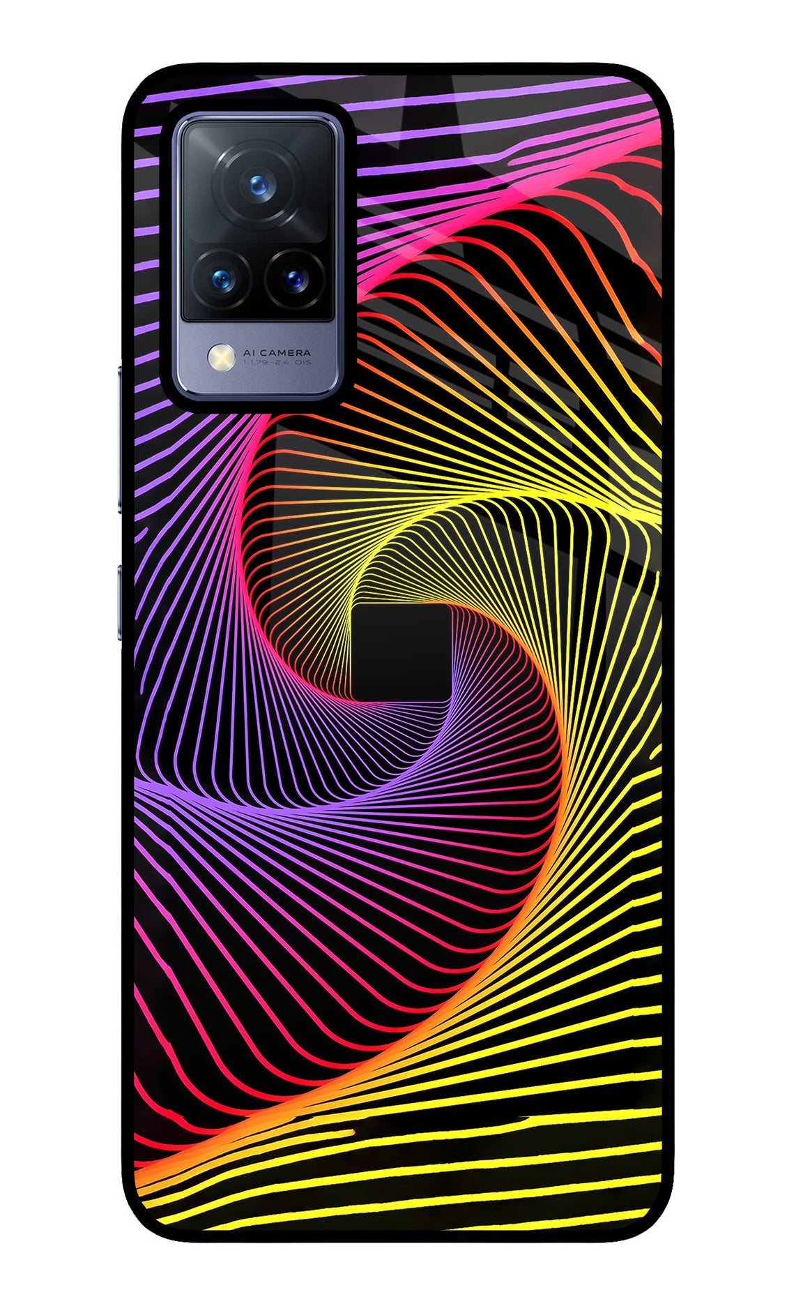 Colorful Strings Vivo V21 Back Cover