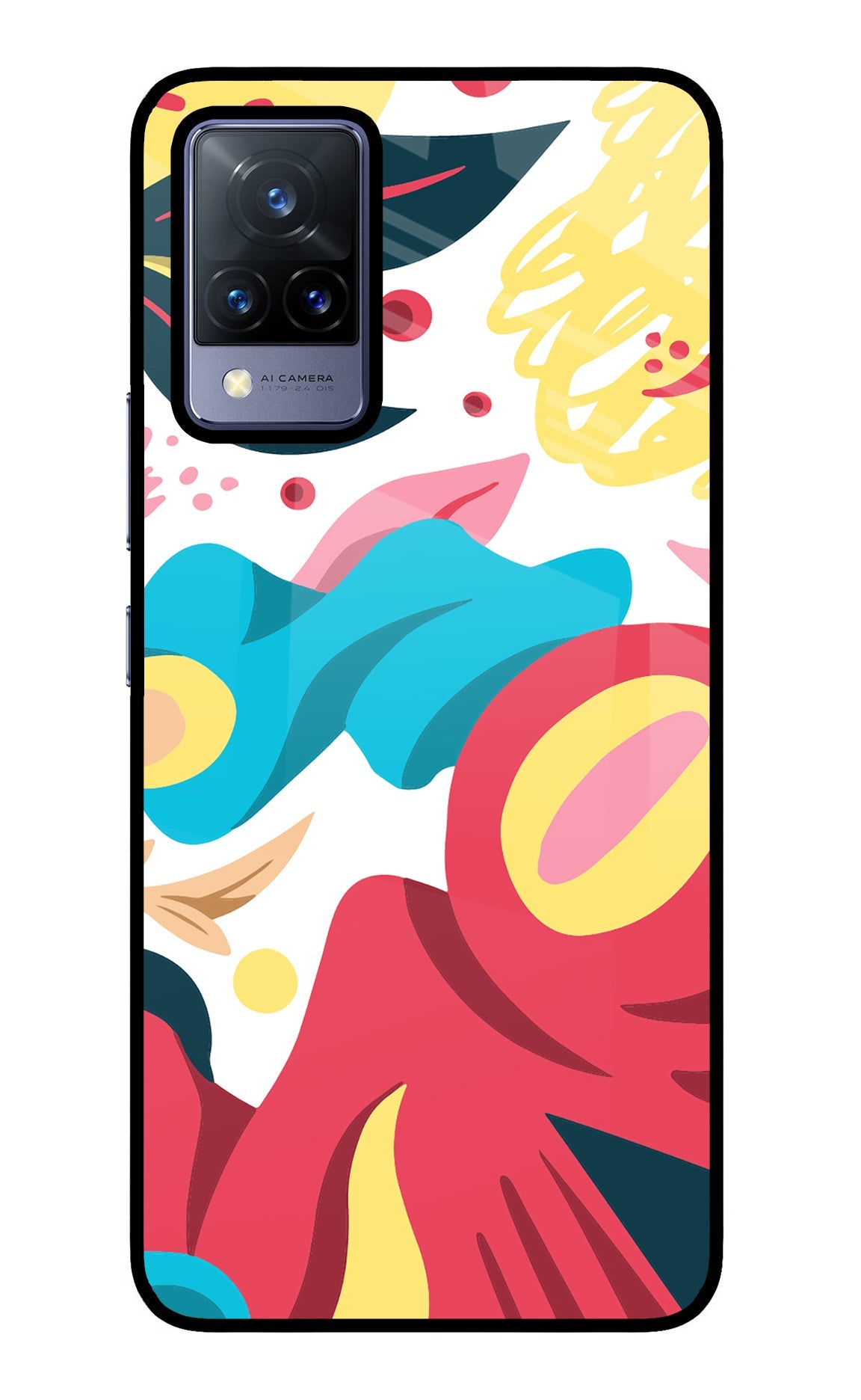 Trippy Art Vivo V21 Back Cover