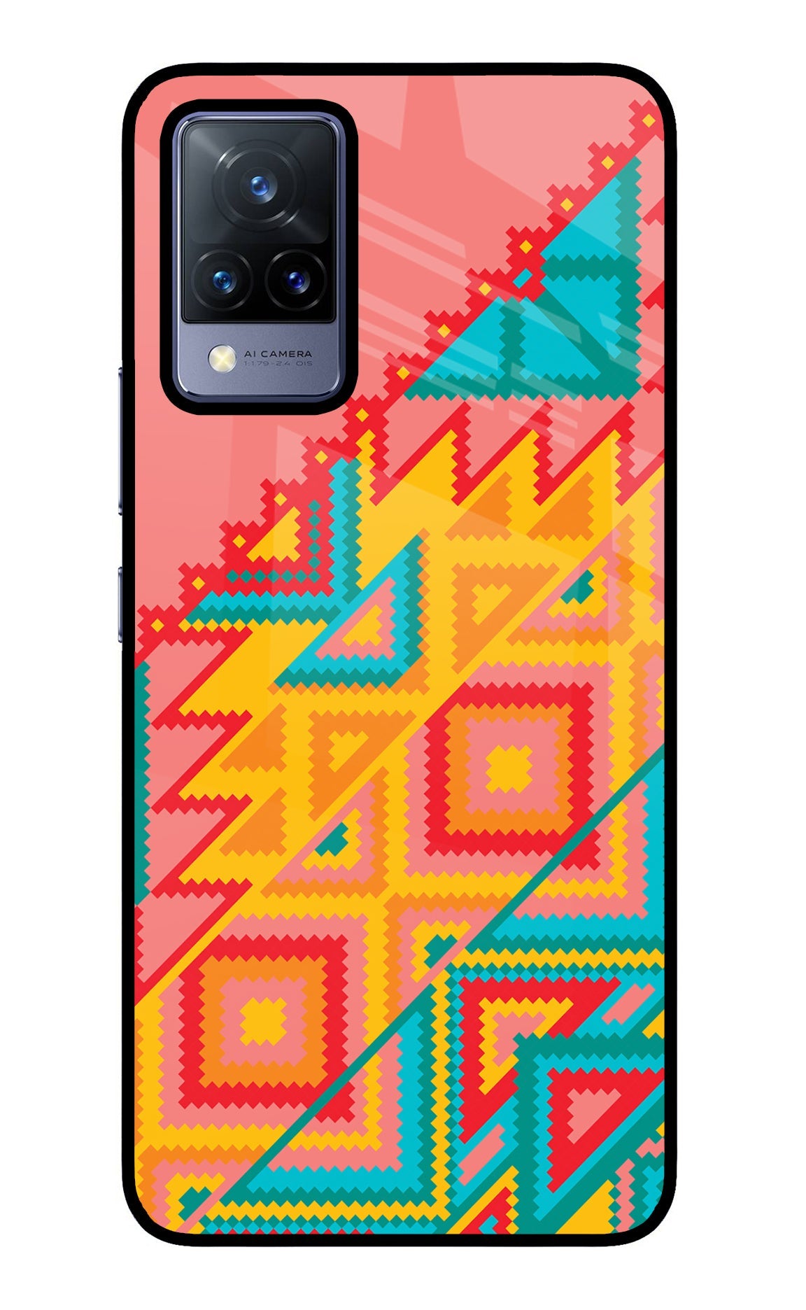 Aztec Tribal Vivo V21 Glass Case