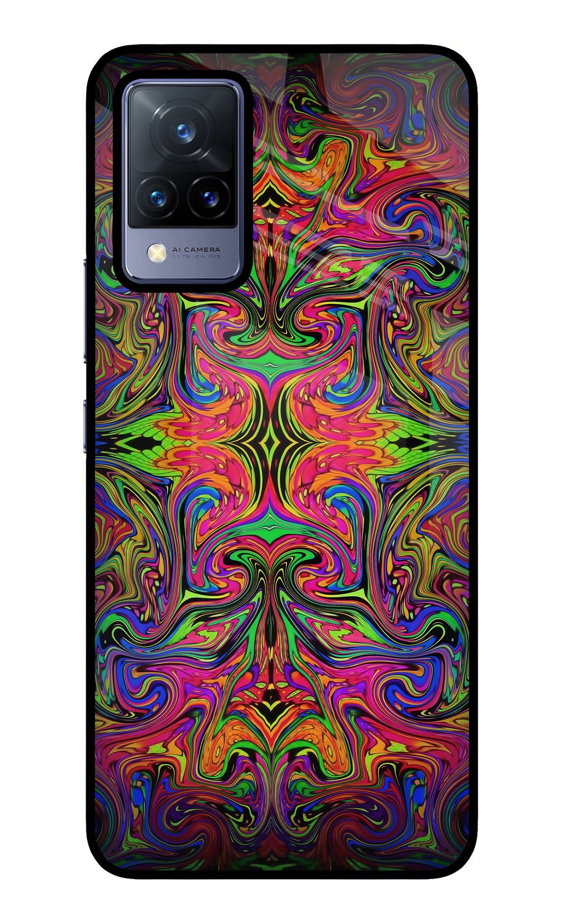 Psychedelic Art Vivo V21 Back Cover