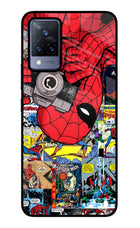 Spider Man Vivo V21 Glass Case