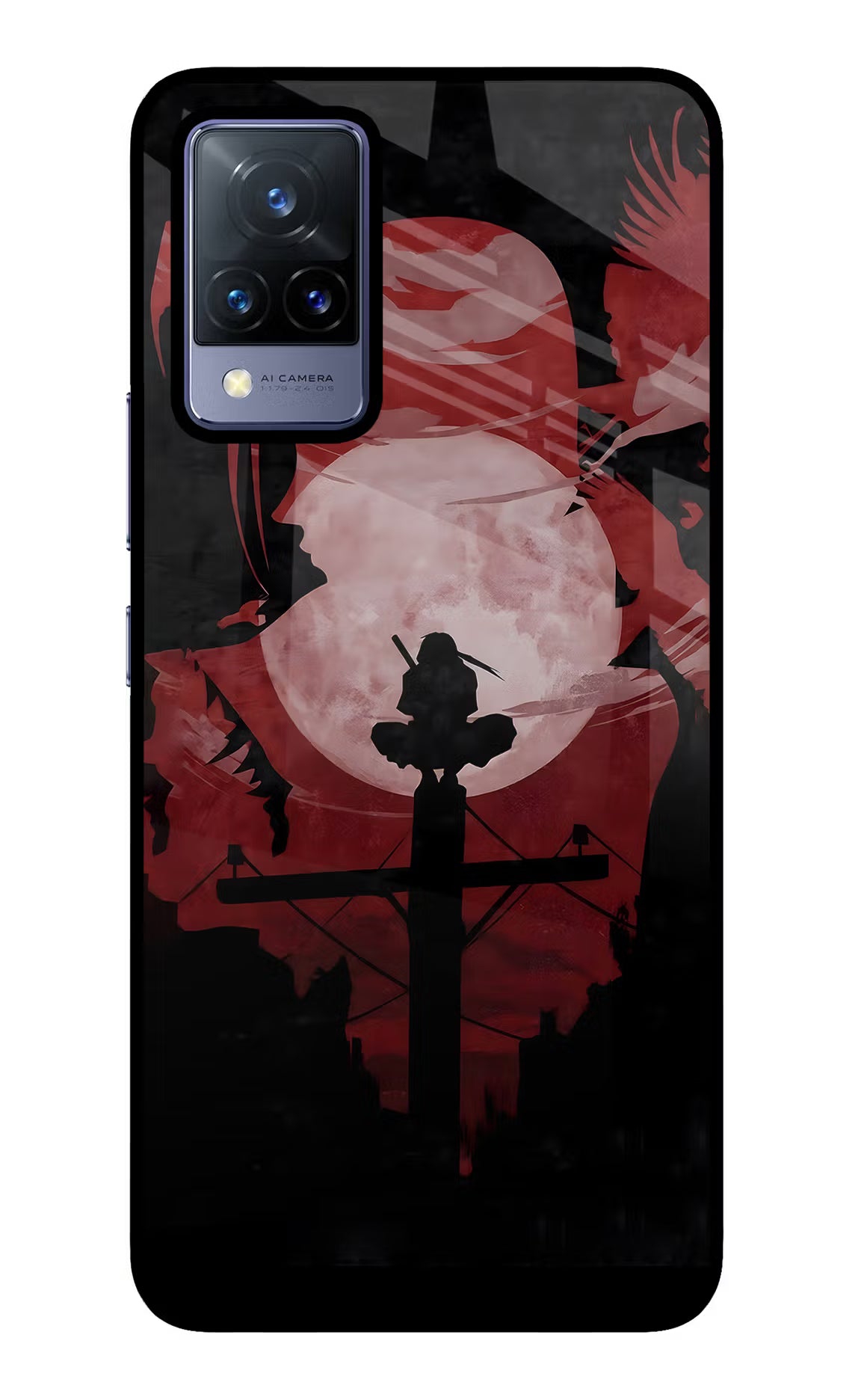 Naruto Anime Vivo V21 Glass Case Back Cover by Casekaro