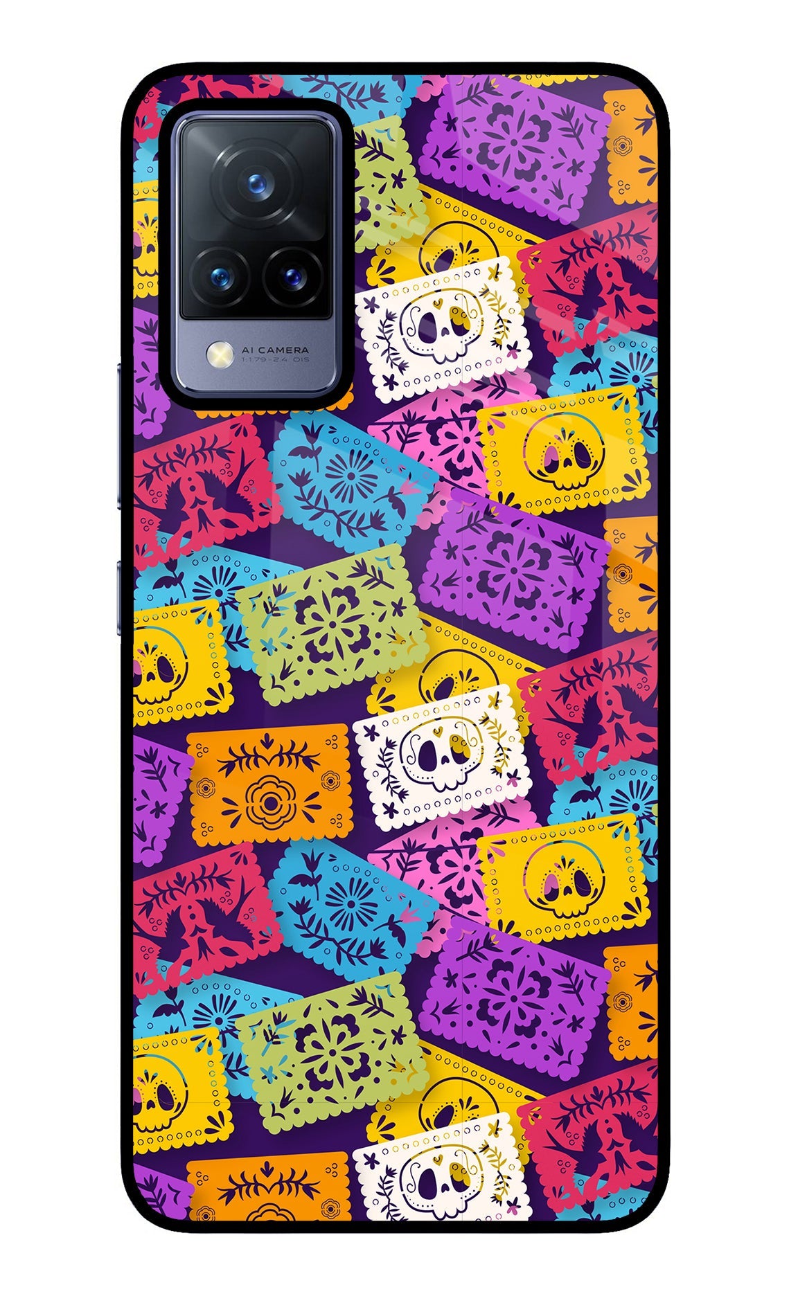 Mexican Pattern Vivo V21 Back Cover