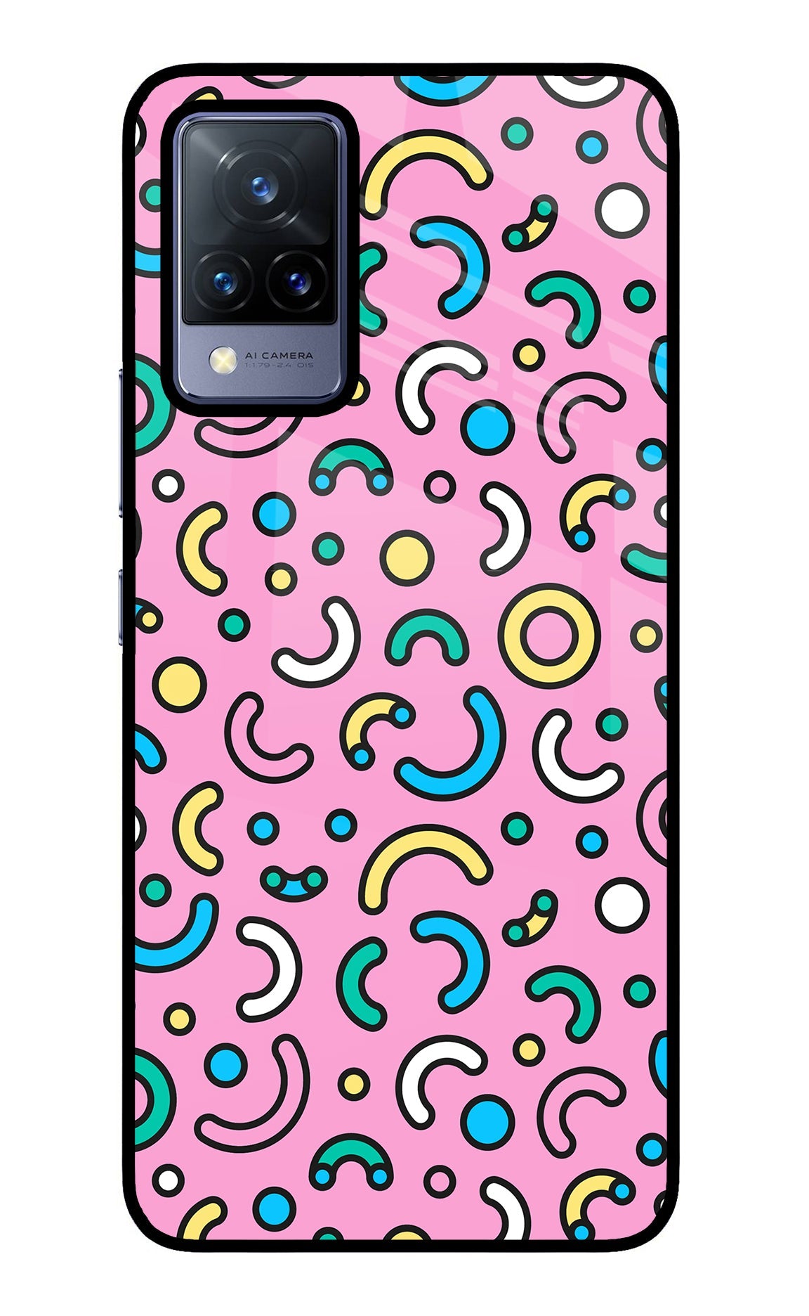 Memphis Design Vivo V21 Back Cover