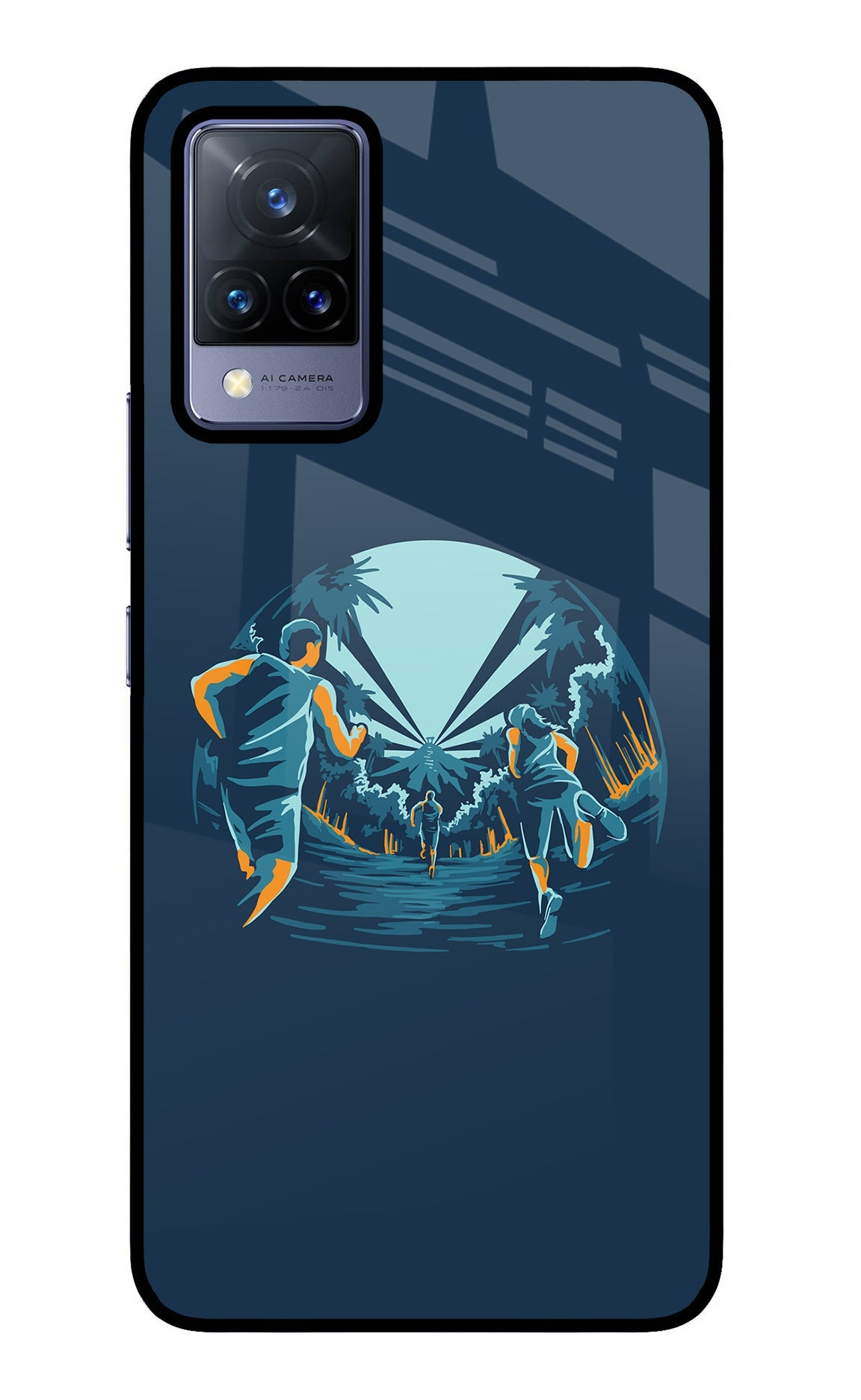 Team Run Vivo V21 Back Cover