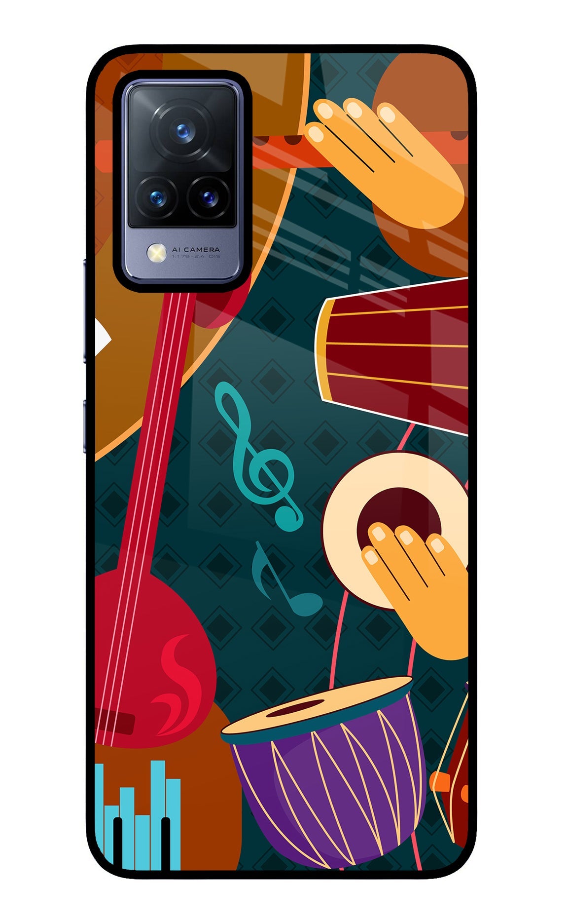 Music Instrument Vivo V21 Back Cover