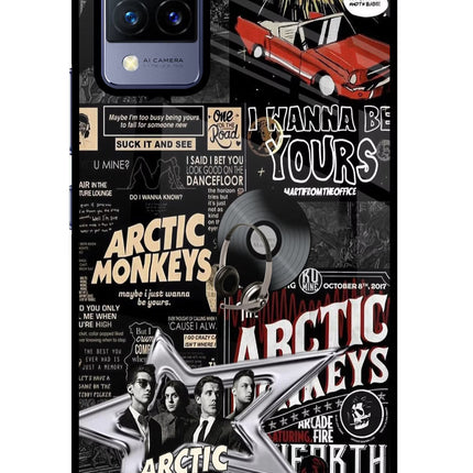 Arctic Monkeys Vivo V21 Glass Case