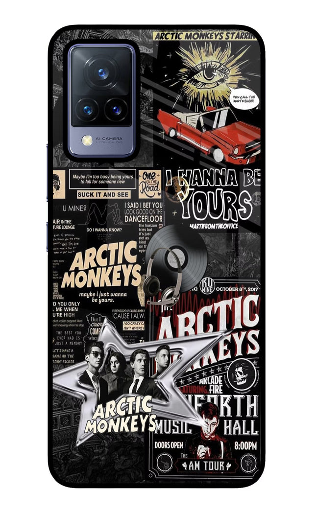 Arctic Monkeys Vivo V21 Glass Case