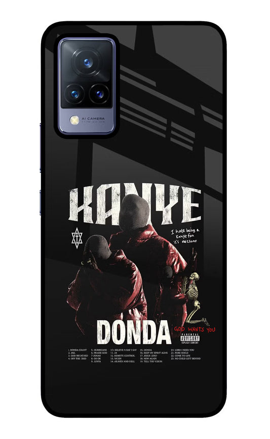 Donda Kanye West Vivo V21 Glass Case