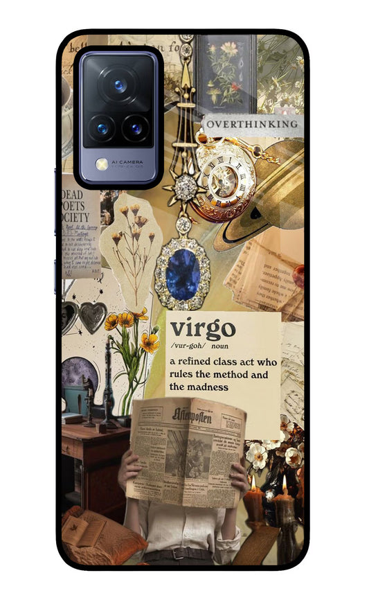 Virgo Zodiac Vivo V21 Glass Case