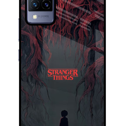 Ordinary Things Dark Side Vivo V21 Glass Case Back Cover by Casekaro