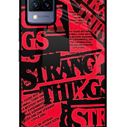 Ordinary Things Vivo V21 Glass Case Back Cover by Casekaro