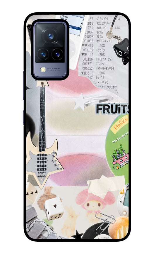 Softcore case Vivo V21 Glass Case