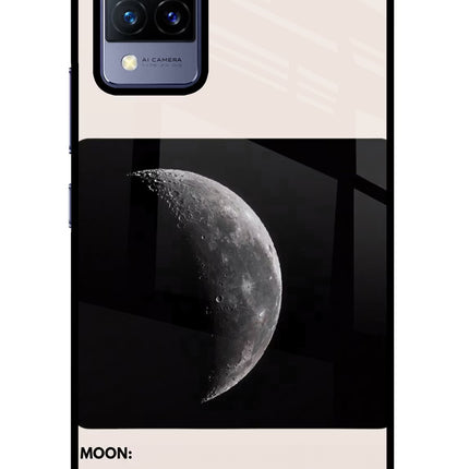 Moon Phase Vivo V21 Glass Case
