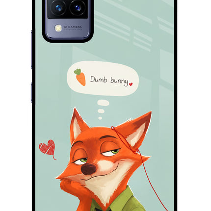 Nick Charm Vivo V21 Glass Case