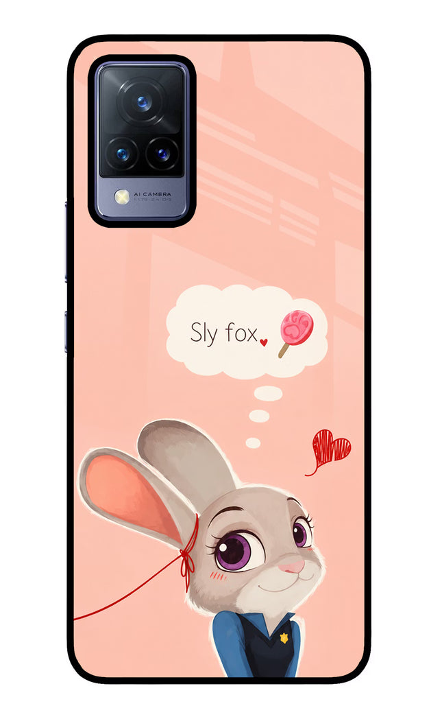 Judy Charm Vivo V21 Glass Case