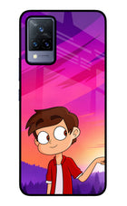 Marco Sunset Vivo V21 Glass Case