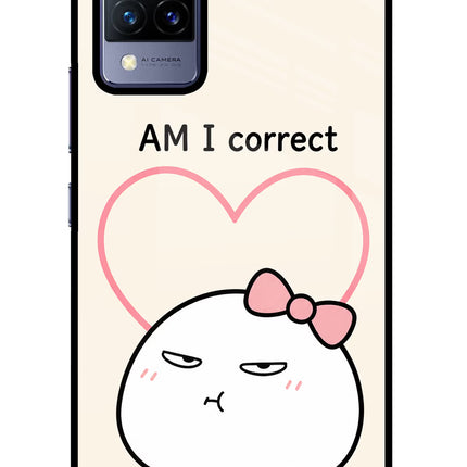 Always Right Vivo V21 Glass Case