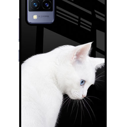 Snow Gaze Vivo V21 Glass Case