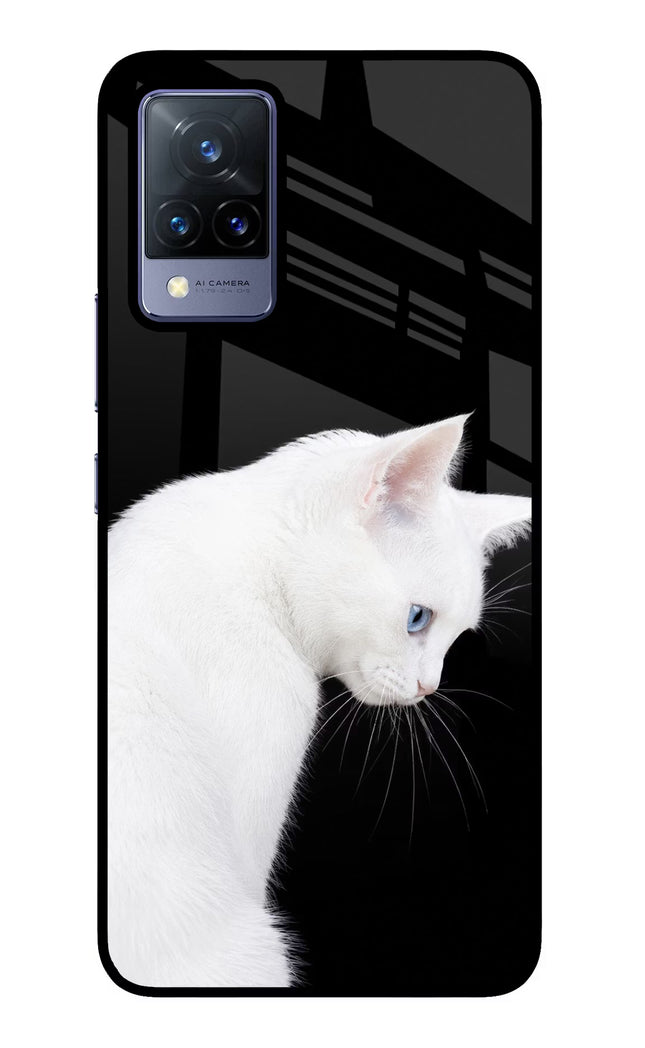 Snow Gaze Vivo V21 Glass Case