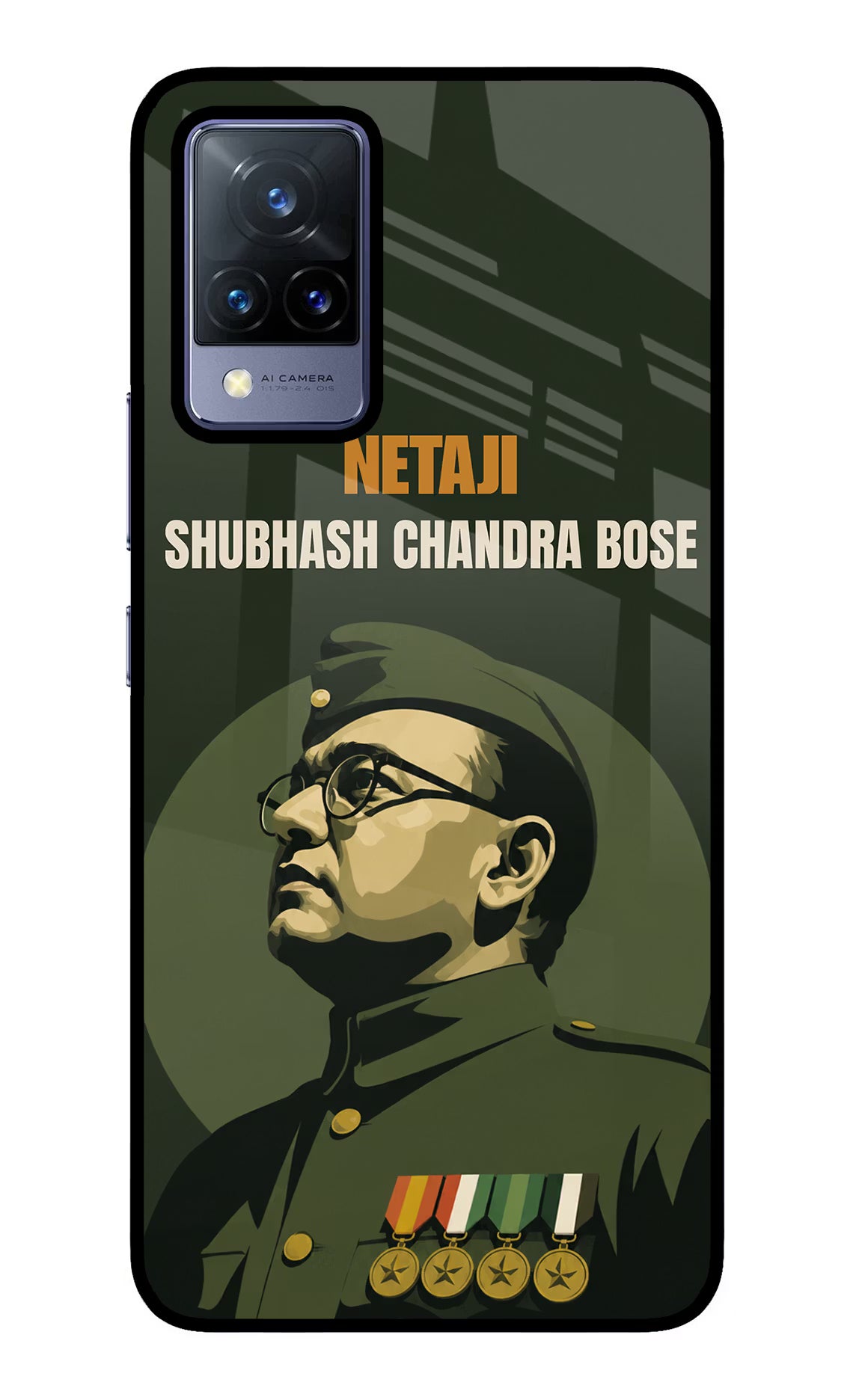 Netaji Legacy Vivo V21 Glass Case