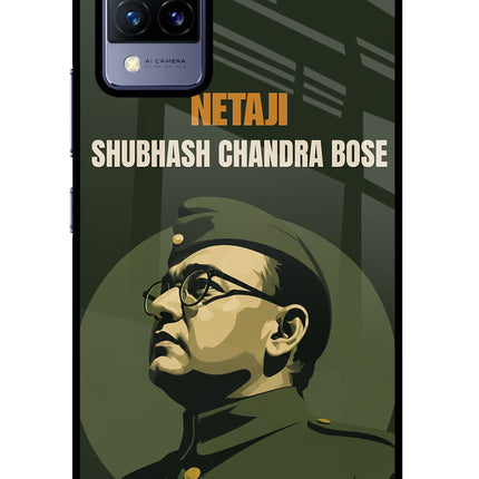 Netaji Legacy Vivo V21 Glass Case Back Cover by Casekaro