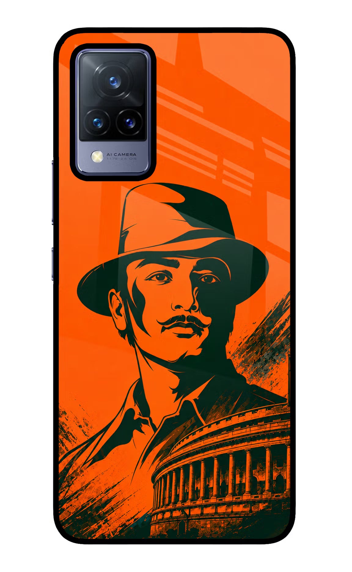 Bhagat Singh Legacy Vivo V21 Glass Case