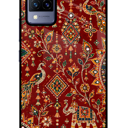 Laal Riwaaz Vivo V21 Glass Case