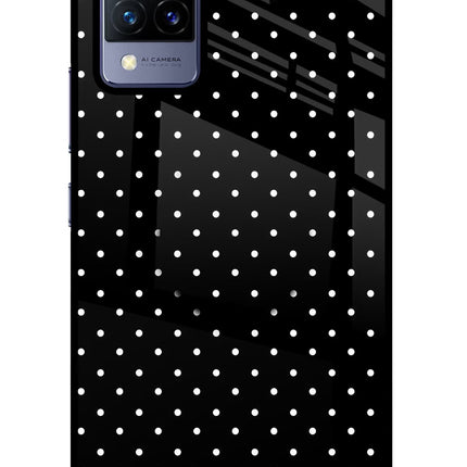 White Dots Vivo V21 Pop Case by Casekaro