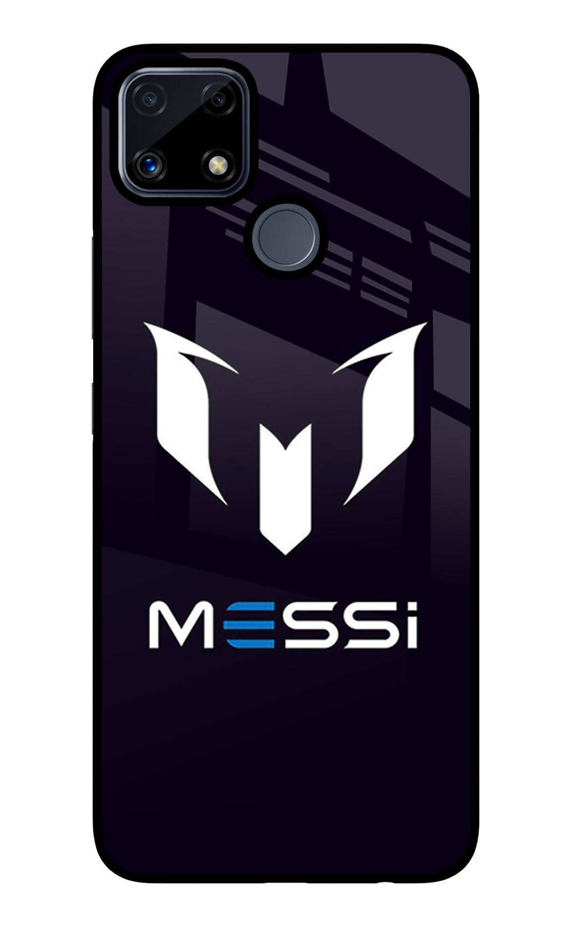 Messi Logo Realme C25/C25s Glass Case