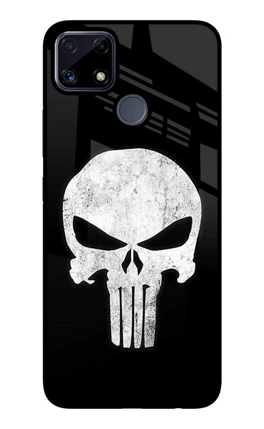 Punisher Skull Realme C25/C25s Back Cover, Glass case