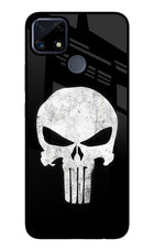 Punisher Skull Realme C25/C25s Glass Case
