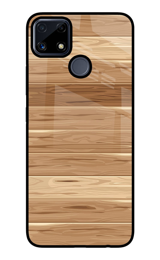 Wooden Vector Realme C25/C25s Glass Case
