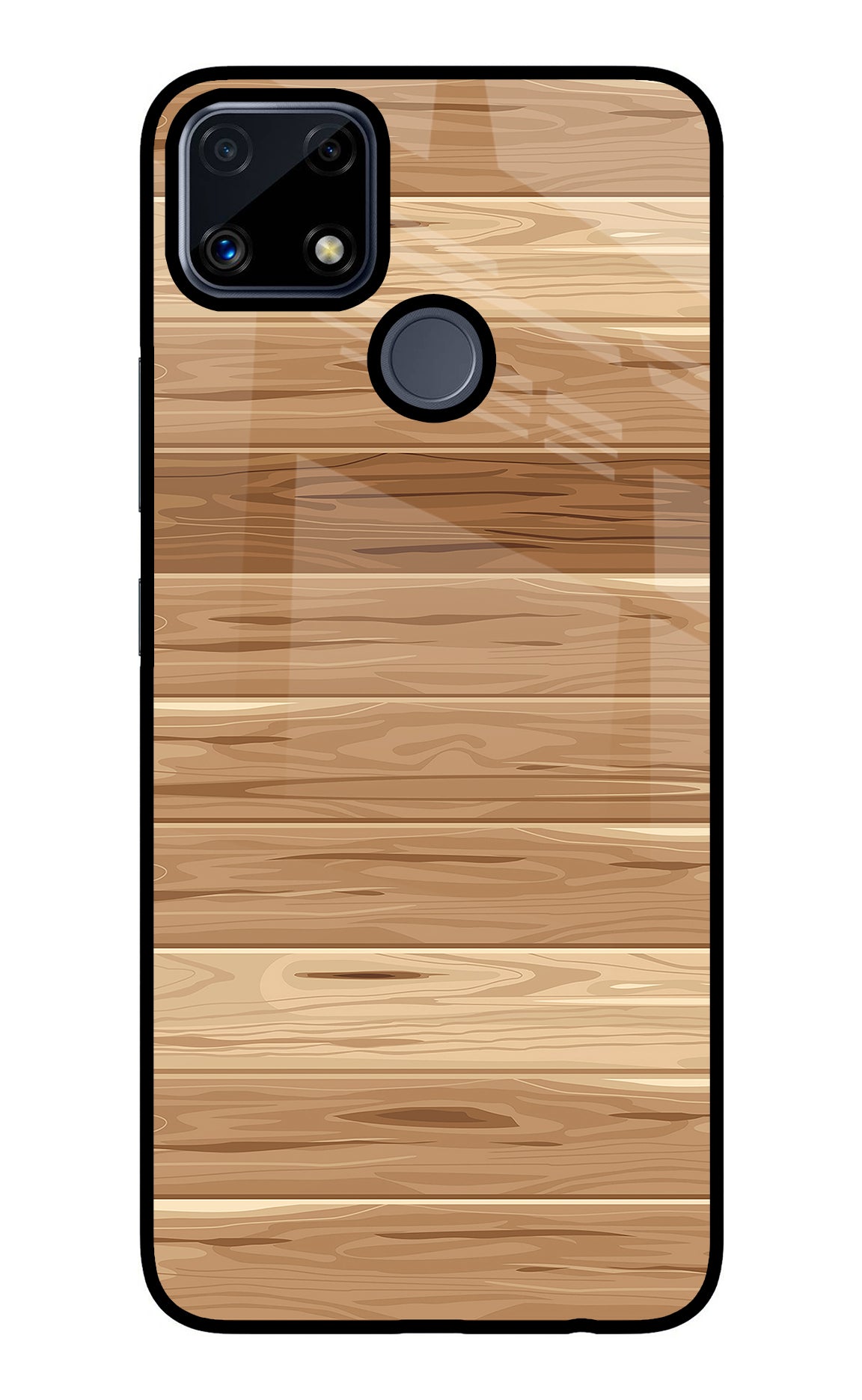 Wooden Vector Realme C25/C25s Back Cover