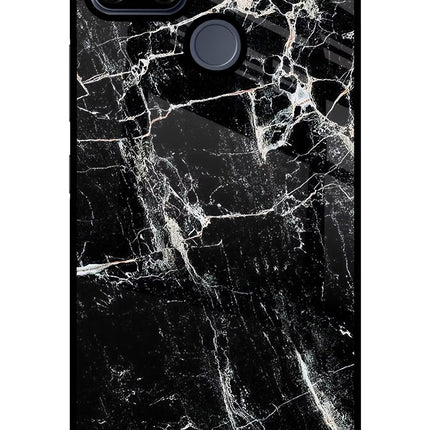 Black Marble Texture Realme C25/C25s Glass Case
