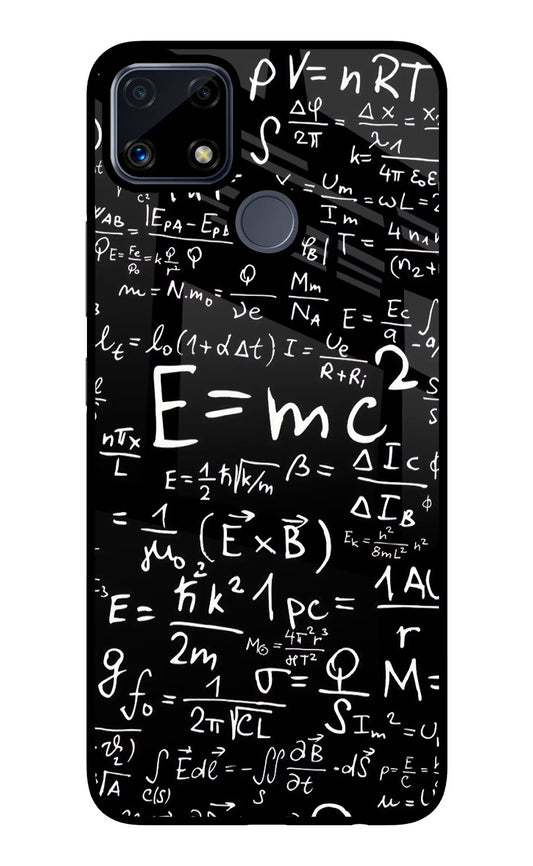 Physics Formula Realme C25/C25s Glass Case