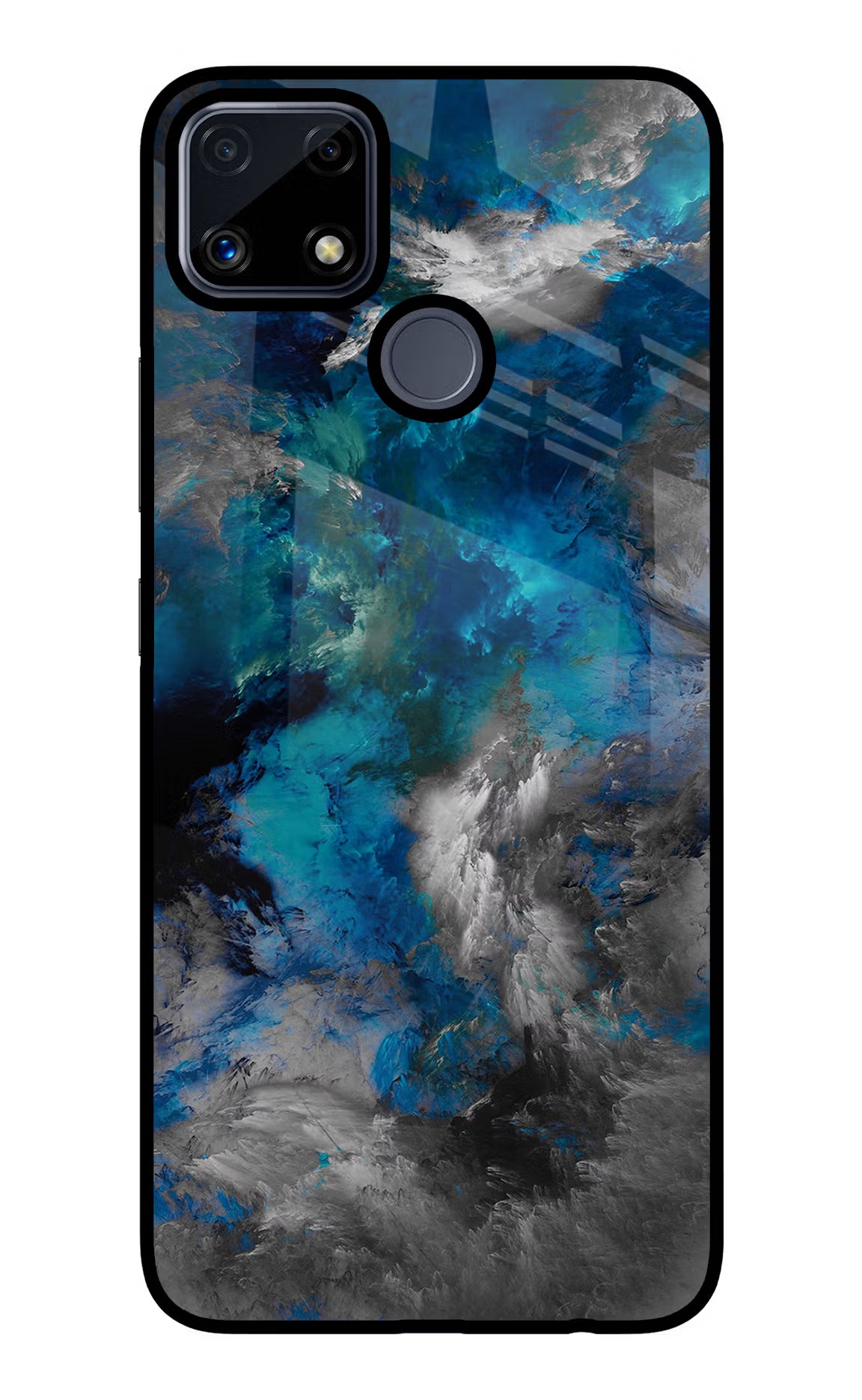 Artwork Realme C25/C25s Glass Case Back Cover by Casekaro