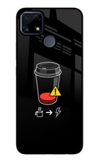 Coffee Realme C25/C25s Glass Case