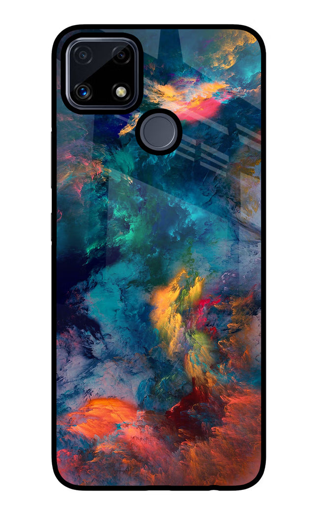 Artwork Paint Realme C25/C25s Glass Case Back Cover by Casekaro