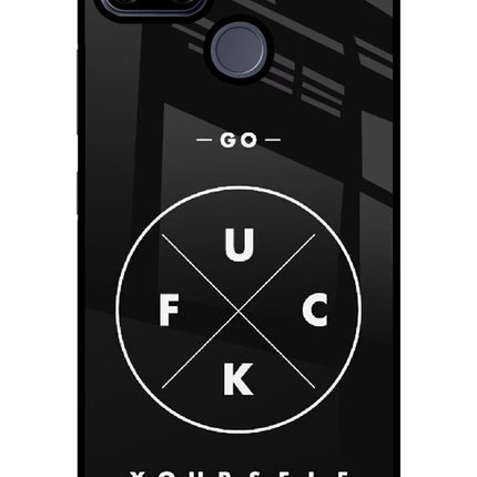 Go Fuck Yourself Realme C25/C25s Glass Case