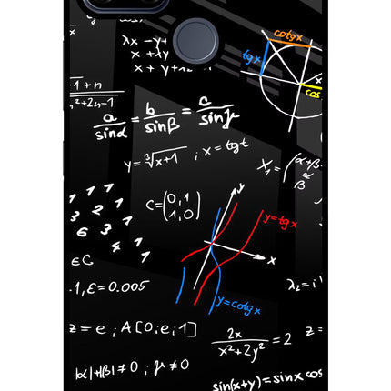 Mathematics Formula Realme C25/C25s Glass Case
