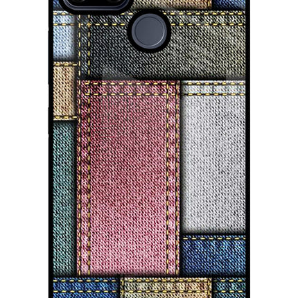 Multicolor Jeans Realme C25/C25s Glass Case