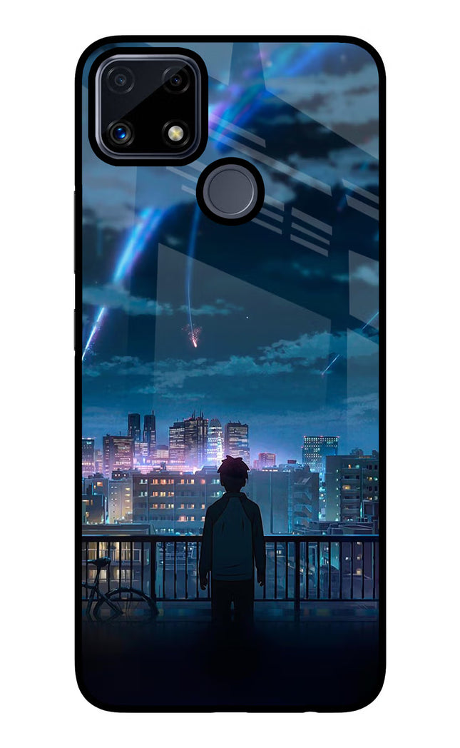 Anime Realme C25/C25s Glass Case Back Cover by Casekaro