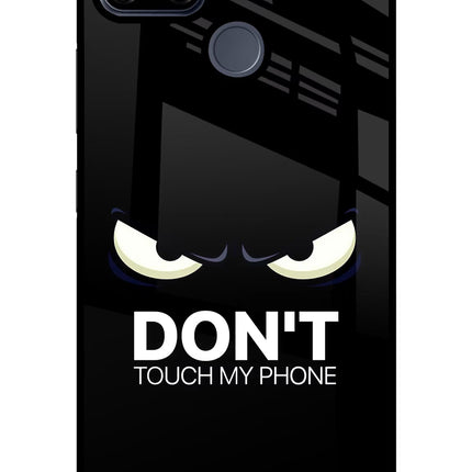 Don'T Touch My Phone Realme C25/C25s Glass Case
