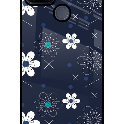 Flowers Realme C25/C25s Glass Case