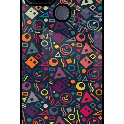 Geometric Abstract Realme C25/C25s Glass Case