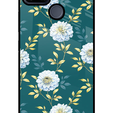 Flowers Realme C25/C25s Glass Case