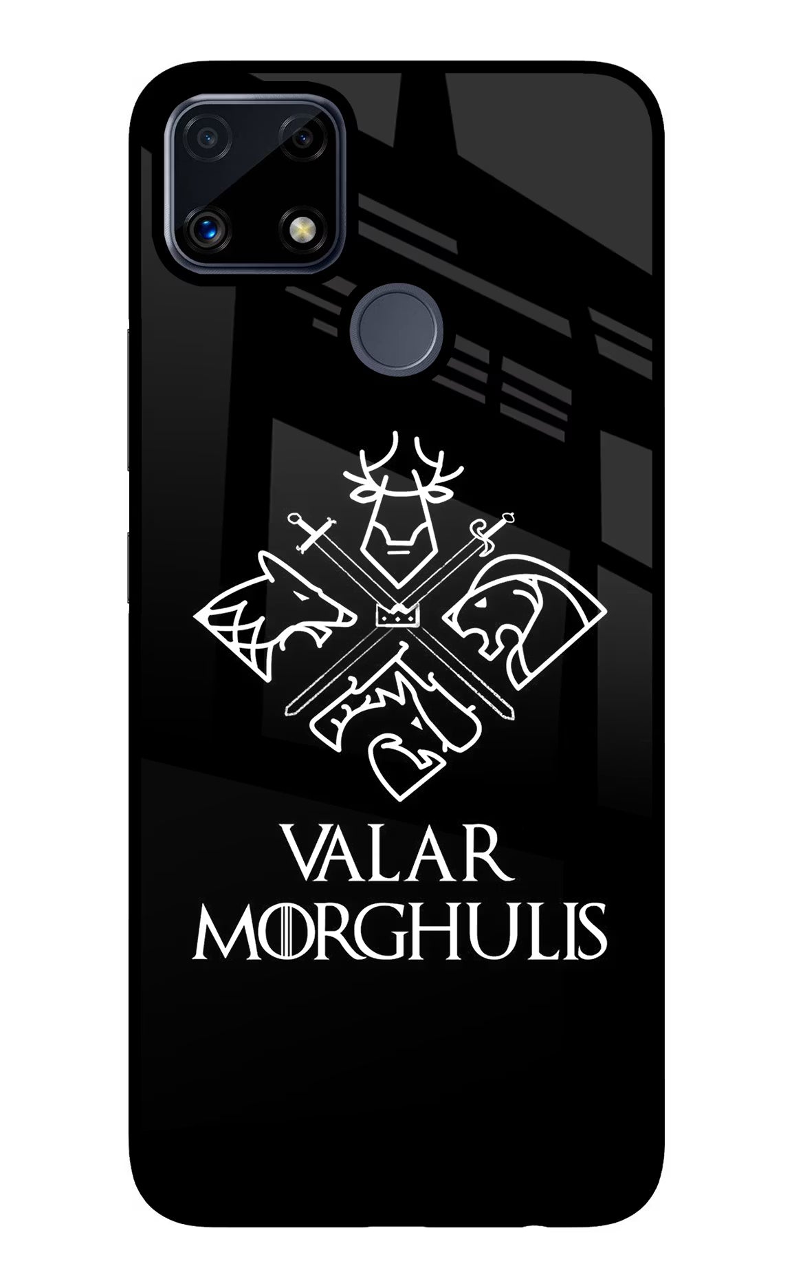 Valar Morghulis | Game Of Thrones Realme C25/C25s Glass Case Back Cover by Casekaro