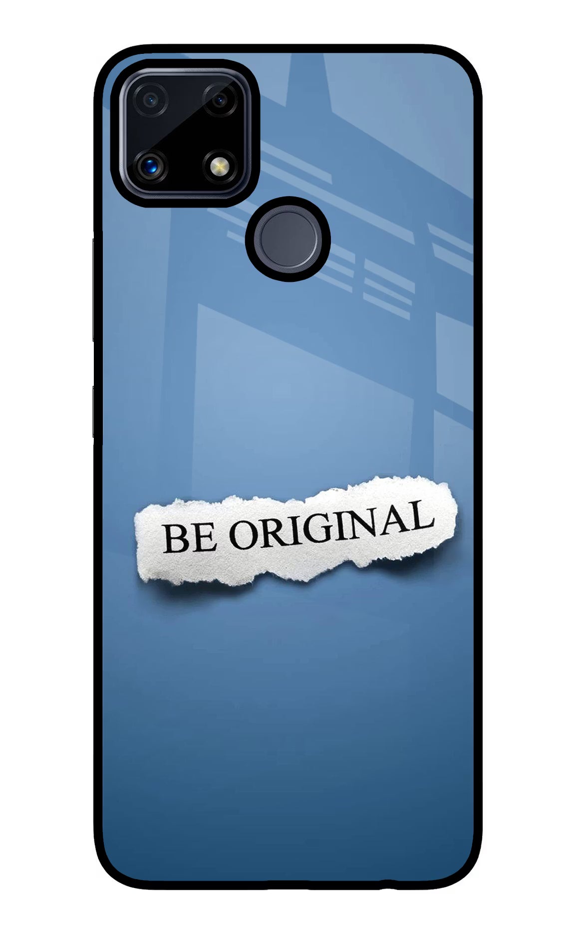 Be Original Realme C25/C25s Glass Case Back Cover by Casekaro